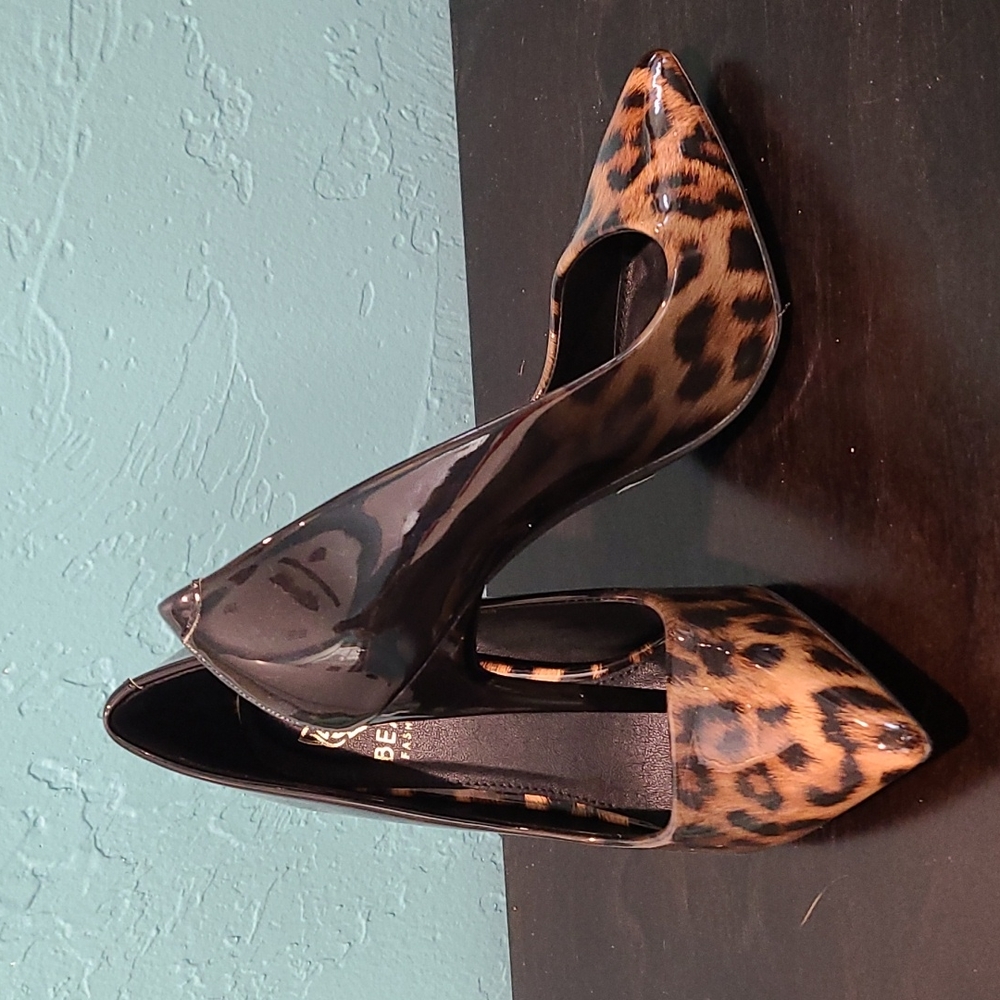 Leopard print stilettos